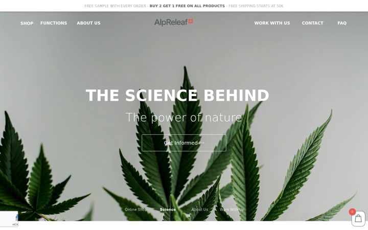 Screenshot di alp-releaf.ch