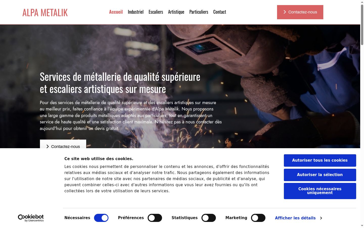 Screenshot tal-banner tal-kunsens muri qabel kwalunkwe interazzjoni