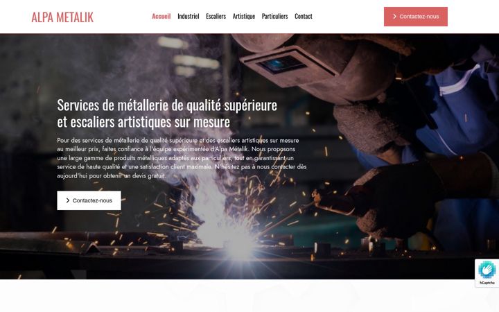 Screenshot of alpa-metalik.fr