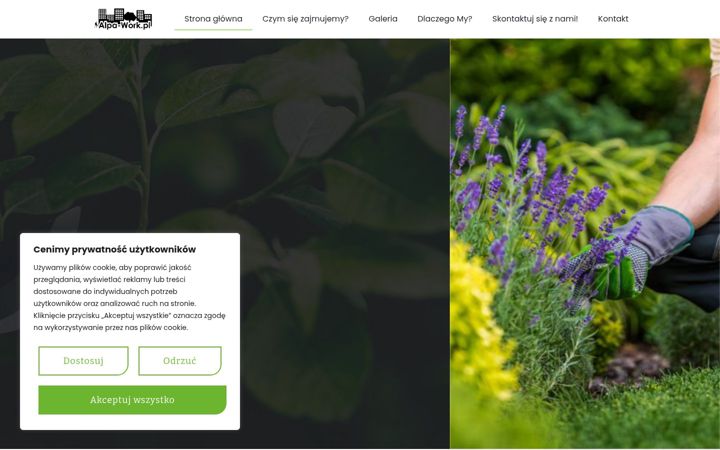 Screenshot di alpa-work.pl