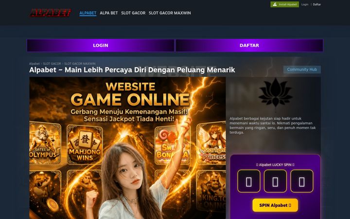 Screenshot of alpabet.net