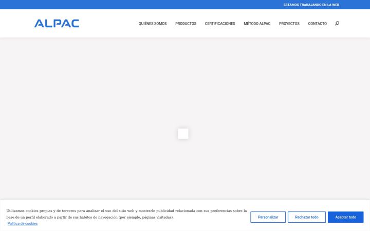 Screenshot di alpac.es