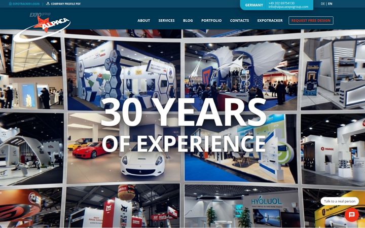 Screenshot of alpacaexpogroup.com