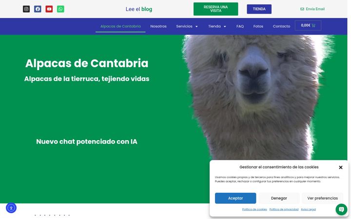 Screenshot of alpacasdelatierruca.es