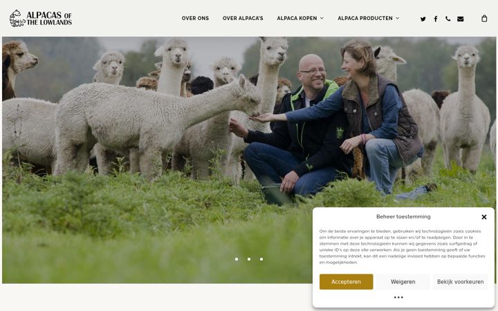 Screenshot von alpacasofthelowlands.com