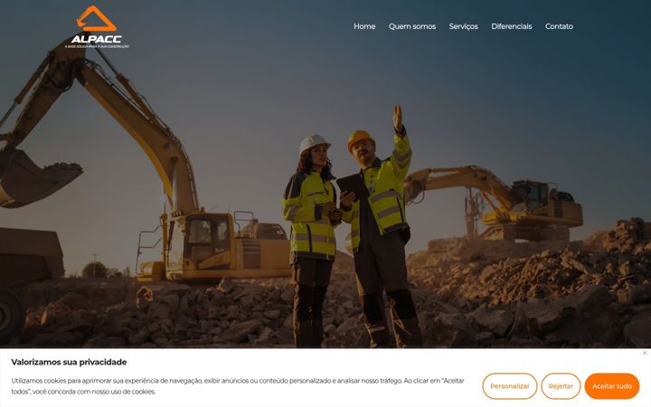 Screenshot of alpacc.com.br