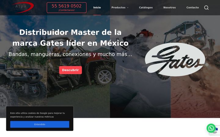Screenshot di alpadistribucion.com