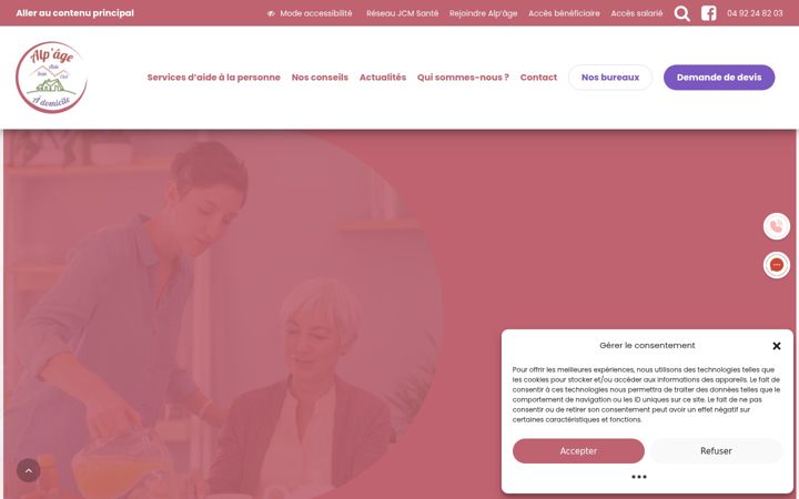 Screenshot of alpage.services