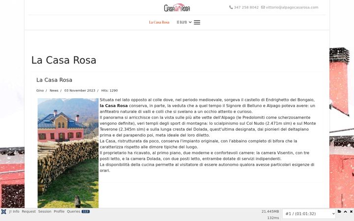 Screenshot of alpagocasarosa.com