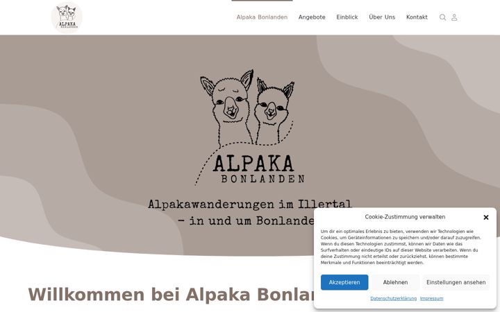 Snímek obrazovky alpaka-bonlanden.de