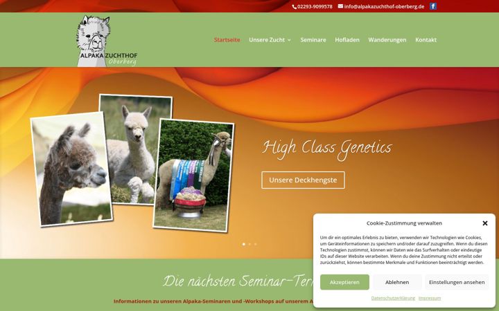 Screenshot von alpakazuchthof-oberberg.de