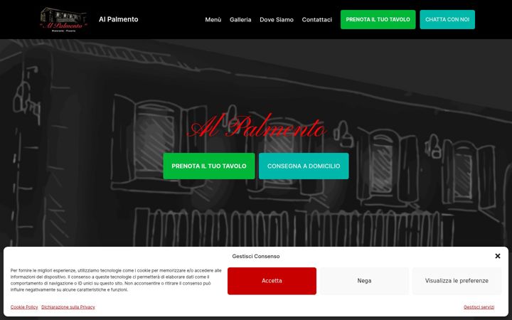 Screenshot of alpalmentopachino.it
