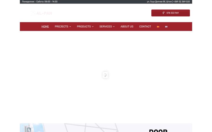 Skjámynd af alpan.com.mk