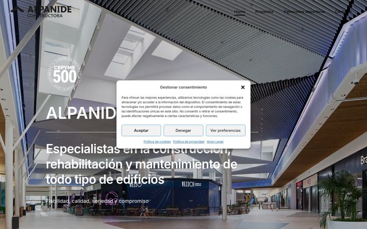 Screenshot of alpanide.com