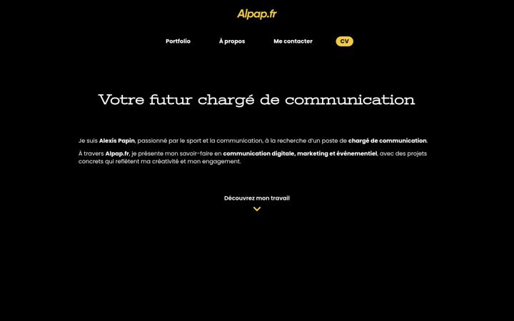 Screenshot of alpap.fr