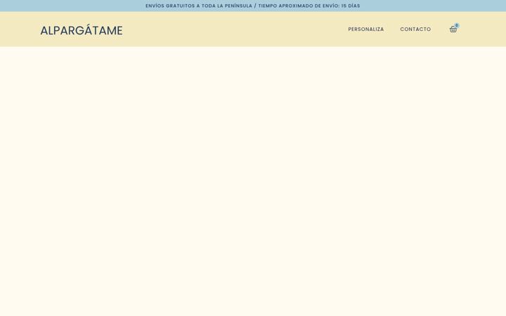 Screenshot of alpargatame.es