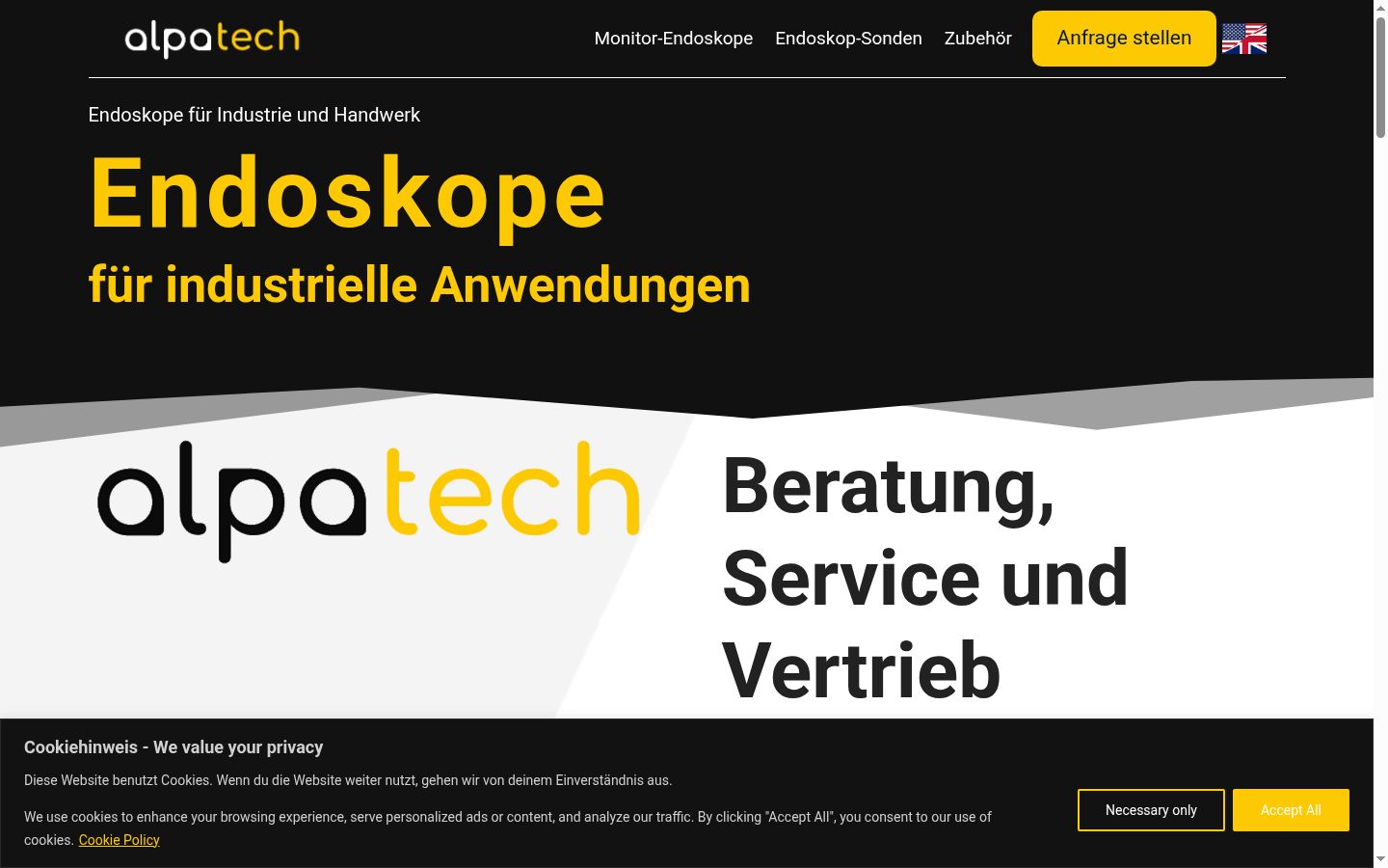 Screenshot van de toestemmingsbanner zoals getoond vóór enige interactie