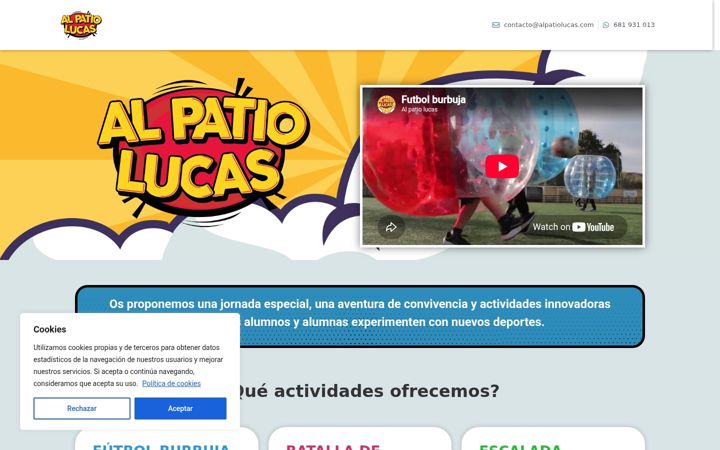 Snímek obrazovky alpatiolucas.com