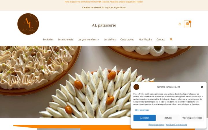 Screenshot of alpatisserie.fr