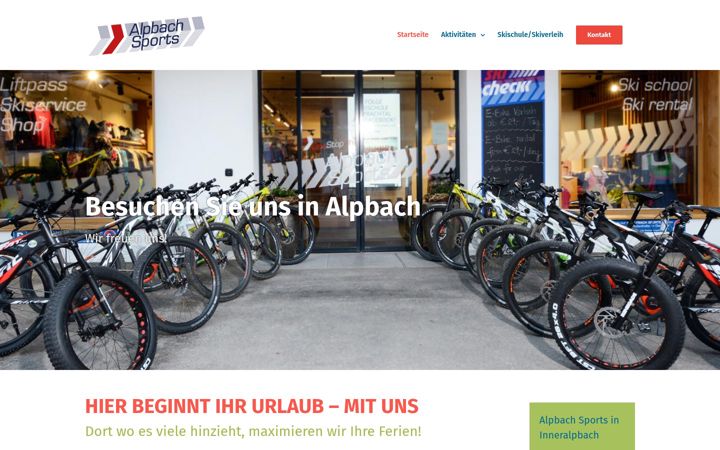 Screenshot of alpbach-sports.com