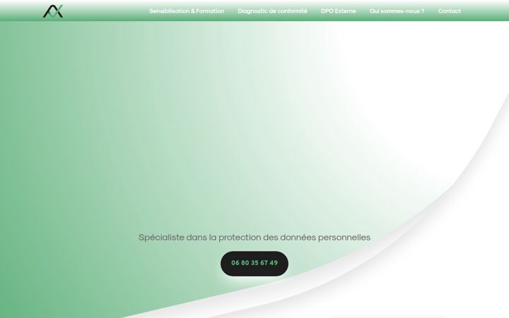 Screenshot of alpeaconseils.com