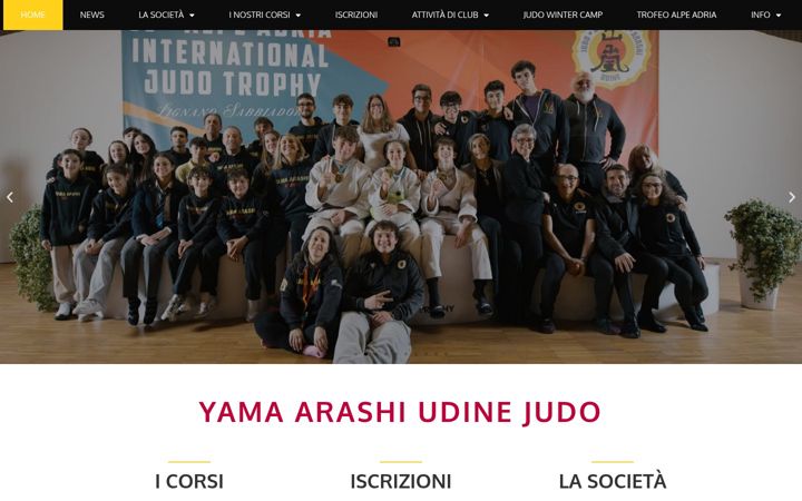 Screenshot of alpeadriajudo.it