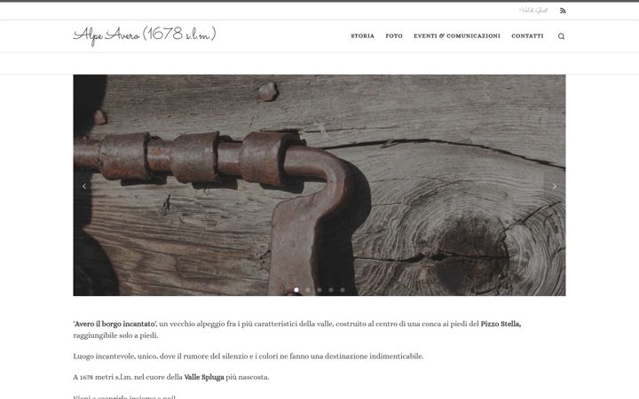 Screenshot of alpeavero.it