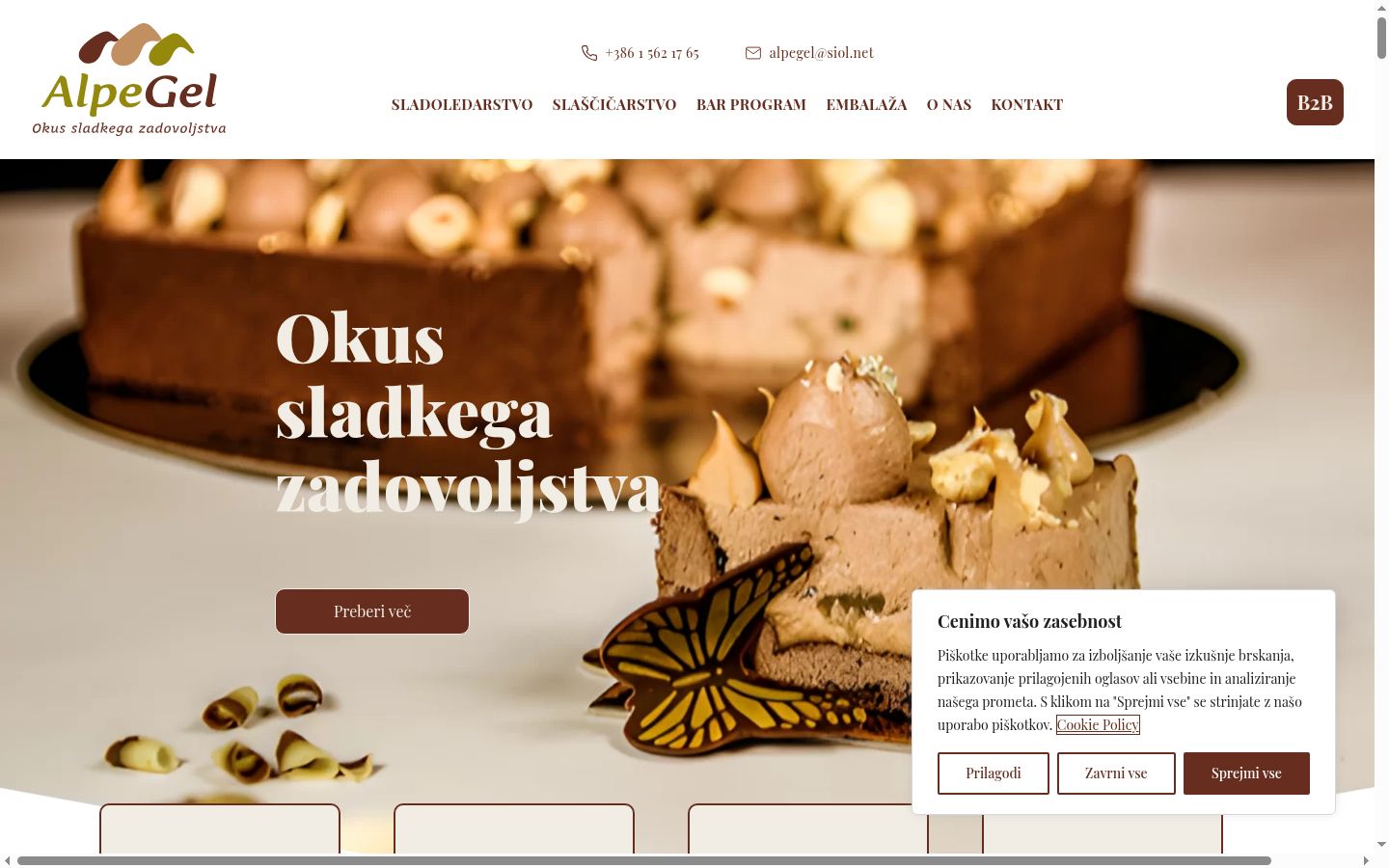 Zrzut ekranu banera zgody wyświetlanego przed jakąkolwiek interakcją