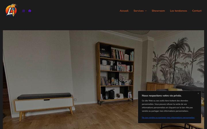 Screenshot of alpeinture.fr