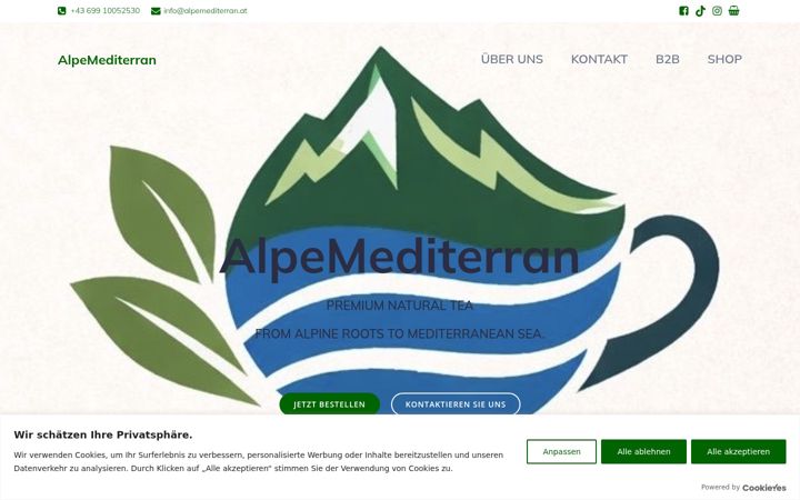 Skjámynd af alpemediterran.at