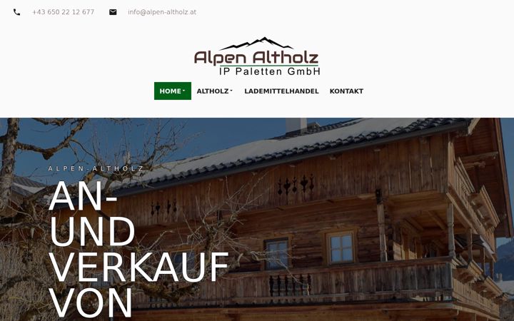 Screenshot di alpen-altholz.at