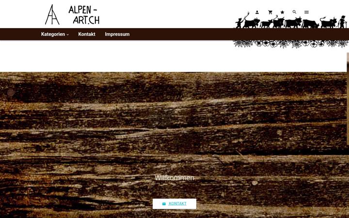 Screenshot of alpen-art.ch
