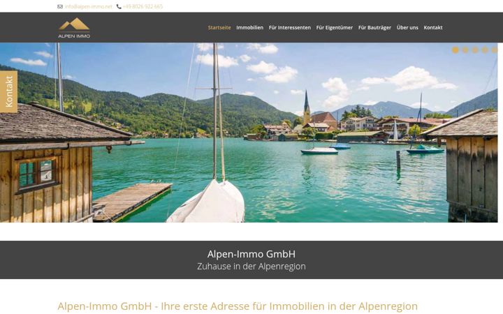 Screenshot of alpen-immo.net