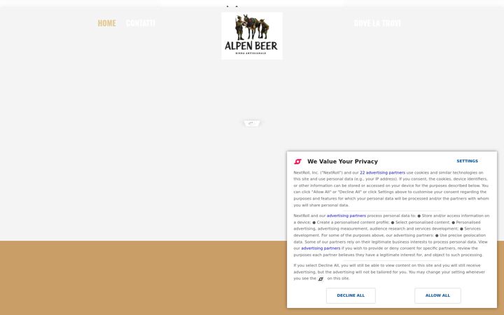 Screenshot of alpenbeer.it