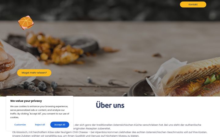 Screenshot of alpenbiss.ch
