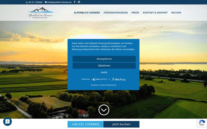 Screenshot von alpenblick-chiemsee.de