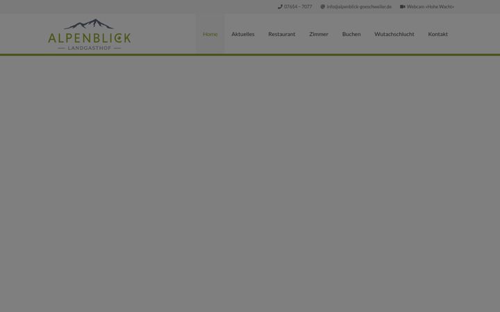 Screenshot of alpenblick-goeschweiler.de
