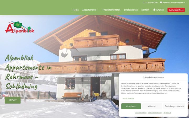 Screenshot of alpenblick-rohrmoos.at