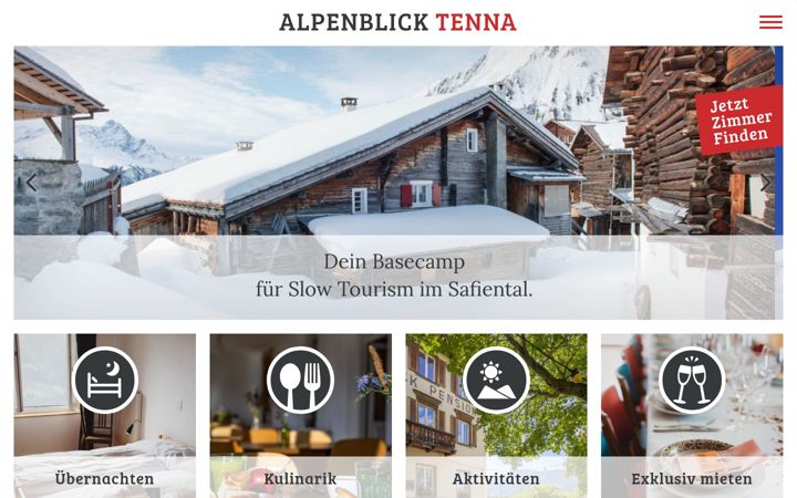 Screenshot of alpenblick.ch