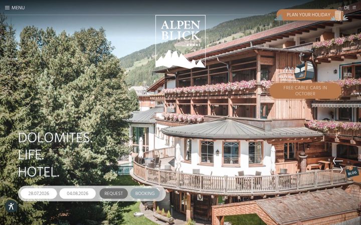 Screenshot ta' alpenblick.it