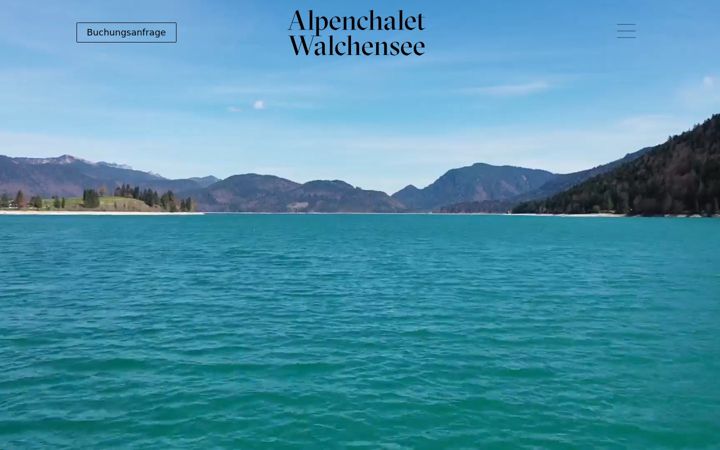 Screenshot of alpenchalet-walchensee.de