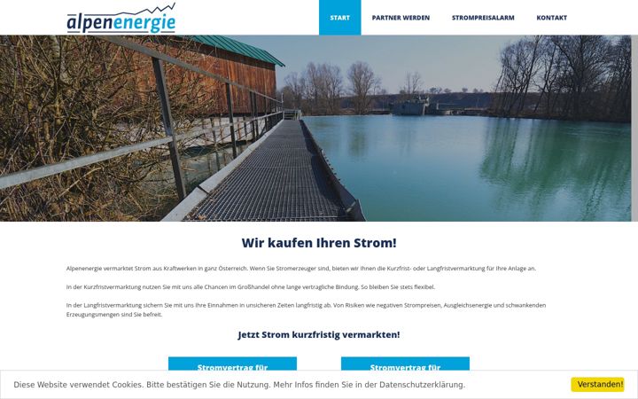 Screenshot of alpenenergie.at