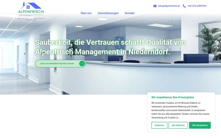 Screenshot of alpenfrisch.at