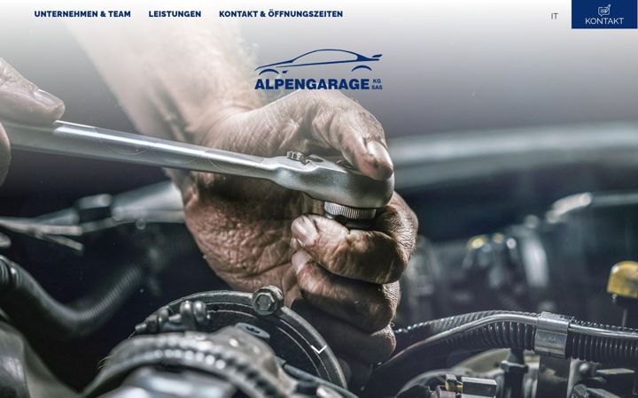 Screenshot of alpengarage.com