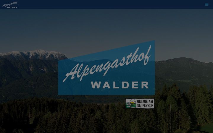 Captura de pantalla de alpengasthof-walder.at