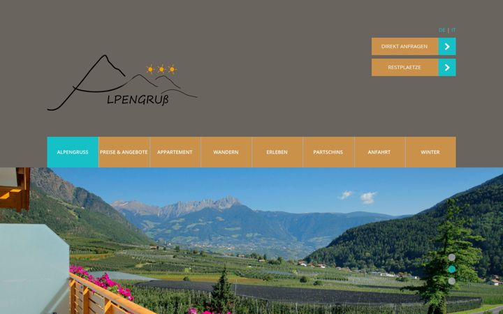 Screenshot of alpengruss.it