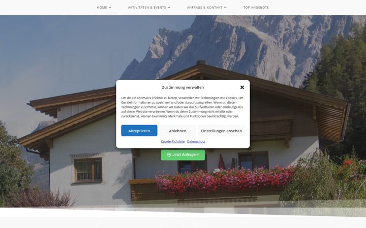 Screenshot von alpenhaus-woerz.at