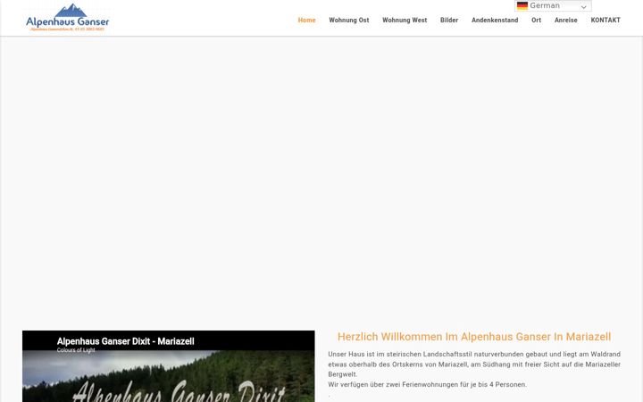 Screenshot von alpenhausganser.at
