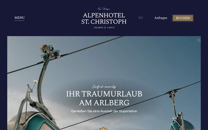 Screenshot von alpenhotel-arlberg.at