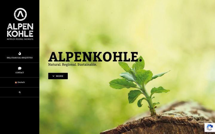 Screenshot of alpenkohle.com
